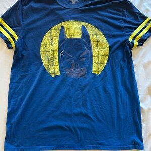 Lego Blue and Yellow Short Sleeve Tee with Batman Graphic